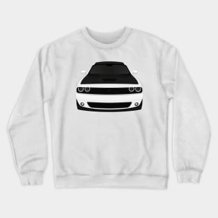 Challenger White + Black Crewneck Sweatshirt